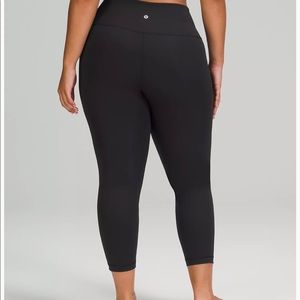 LuluLemon Wunder Under 25” seam leggings